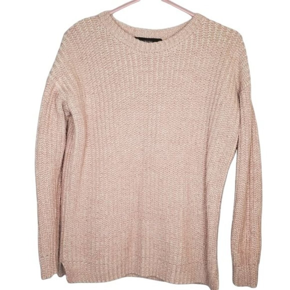 FOREVER 21 | Pink Knit crew neck sweater